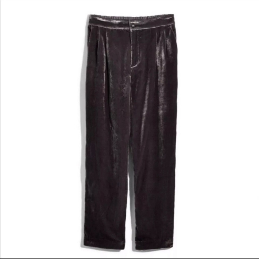 Madewell velvet pull on pants